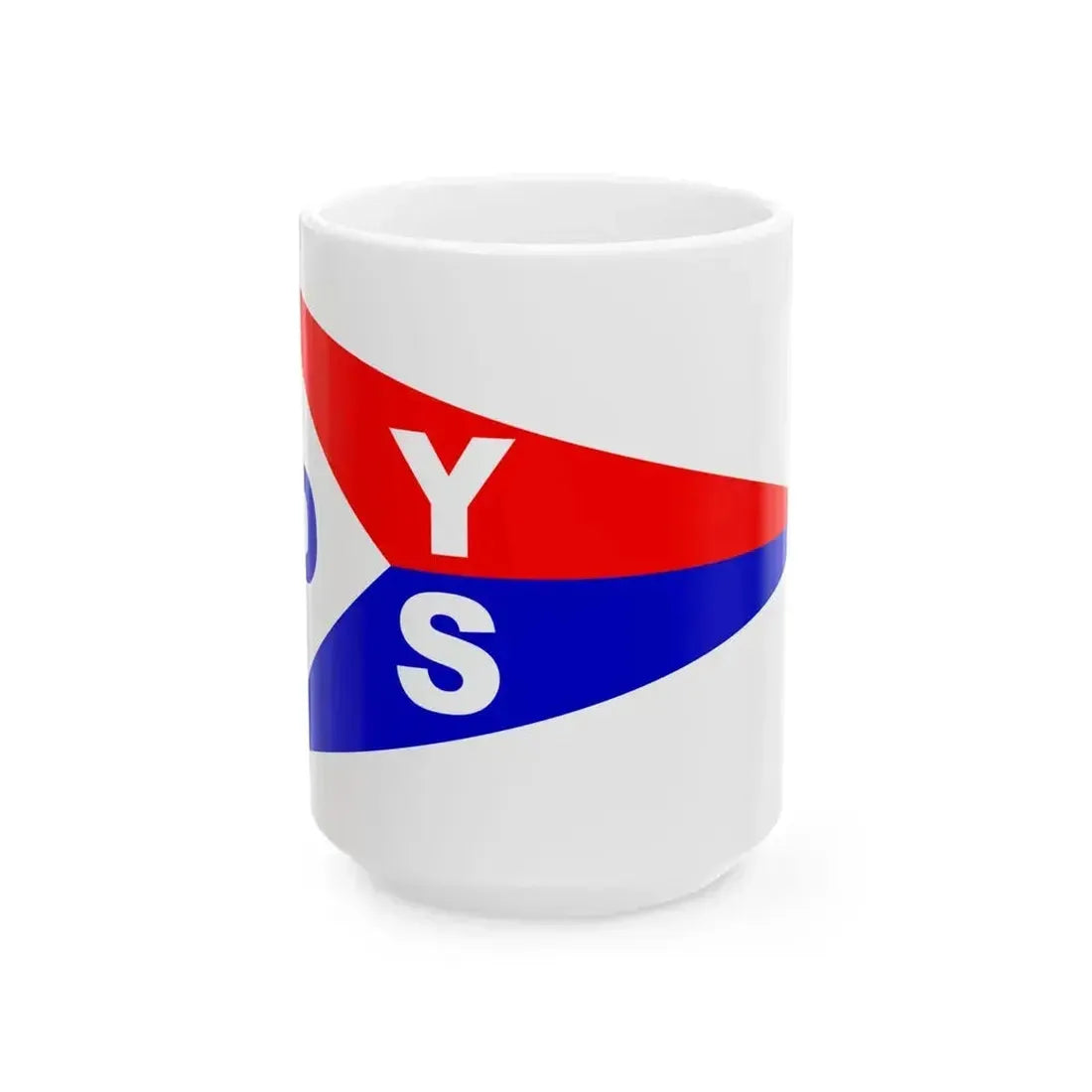 Burgee of Oakville Yacht Squadron (Canada) White Coffee Mug 15oz - Go Mug Yourself