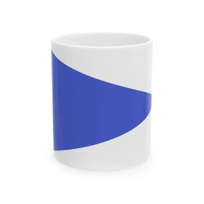 Burgee of officier in command of the Regia Marina (Italy) White Coffee Mug 11oz - Go Mug Yourself