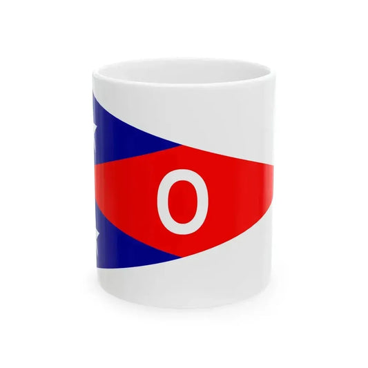 Burgee of Onondaga YC (United States) White Coffee Mug 11oz - Go Mug Yourself