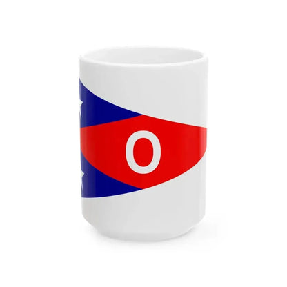 Burgee of Onondaga YC (United States) White Coffee Mug 15oz - Go Mug Yourself