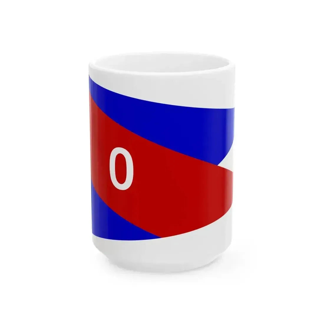 Burgee of Oswego YC (United States) White Coffee Mug 15oz - Go Mug Yourself