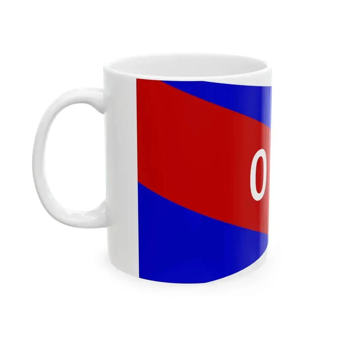 Burgee of Oswego YC (United States) White Coffee Mug - Go Mug Yourself