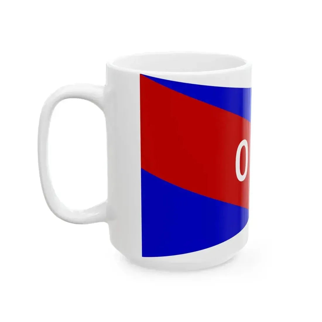Burgee of Oswego YC (United States) White Coffee Mug - Go Mug Yourself