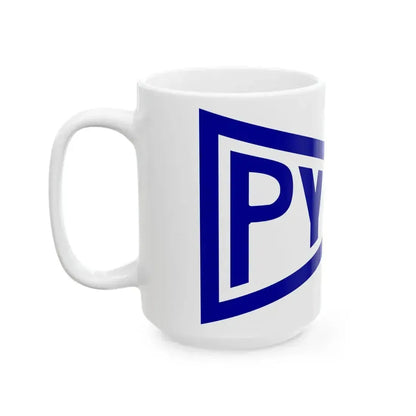 Burgee of Pensacola yc (United States) White Coffee Mug - Go Mug Yourself