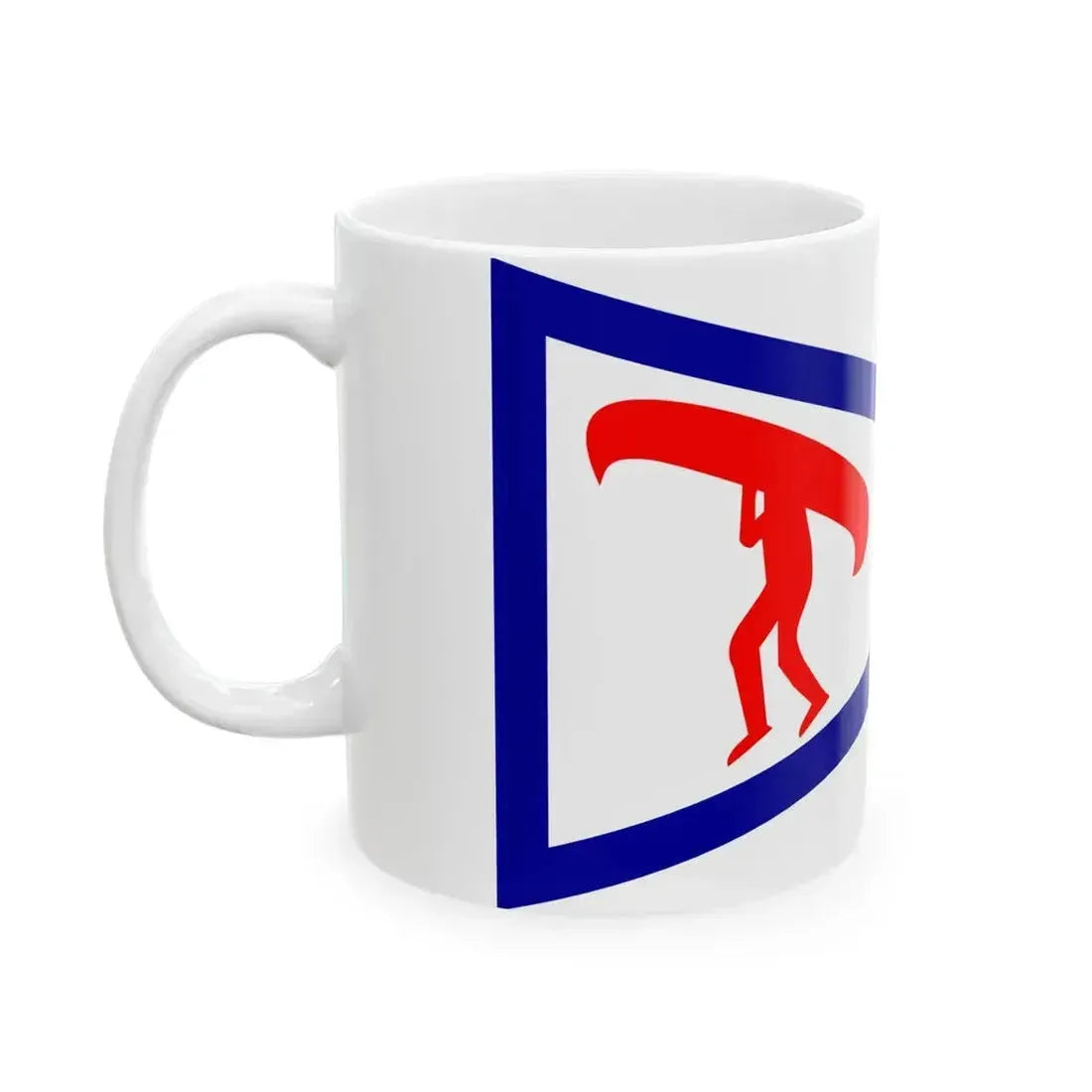 Burgee of Portage Lakes YC (United States) White Coffee Mug - Go Mug Yourself