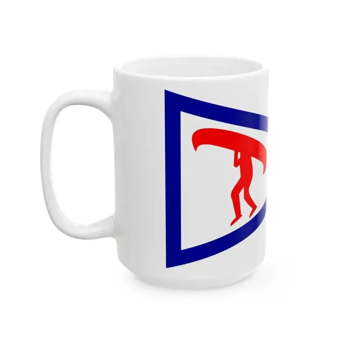 Burgee of Portage Lakes YC (United States) White Coffee Mug - Go Mug Yourself