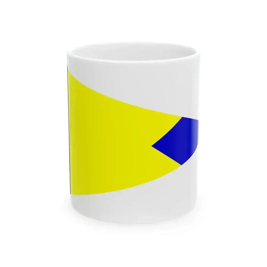 Burgee of Quassapaug Sailing Center (United States) White Coffee Mug 11oz - Go Mug Yourself