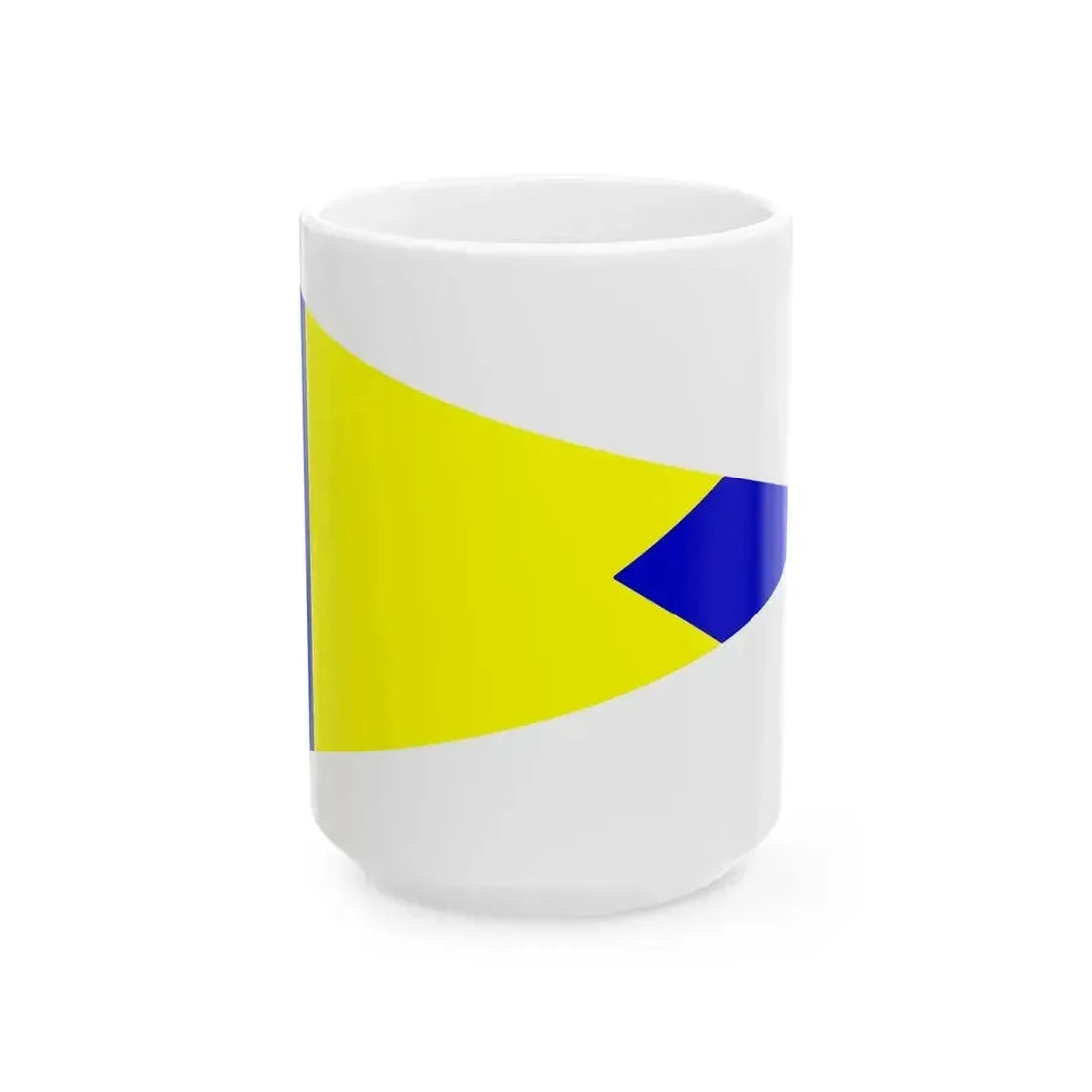 Burgee of Quassapaug Sailing Center (United States) White Coffee Mug 15oz - Go Mug Yourself