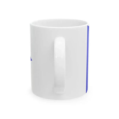 Burgee of Quassapaug Sailing Center (United States) White Coffee Mug - Go Mug Yourself