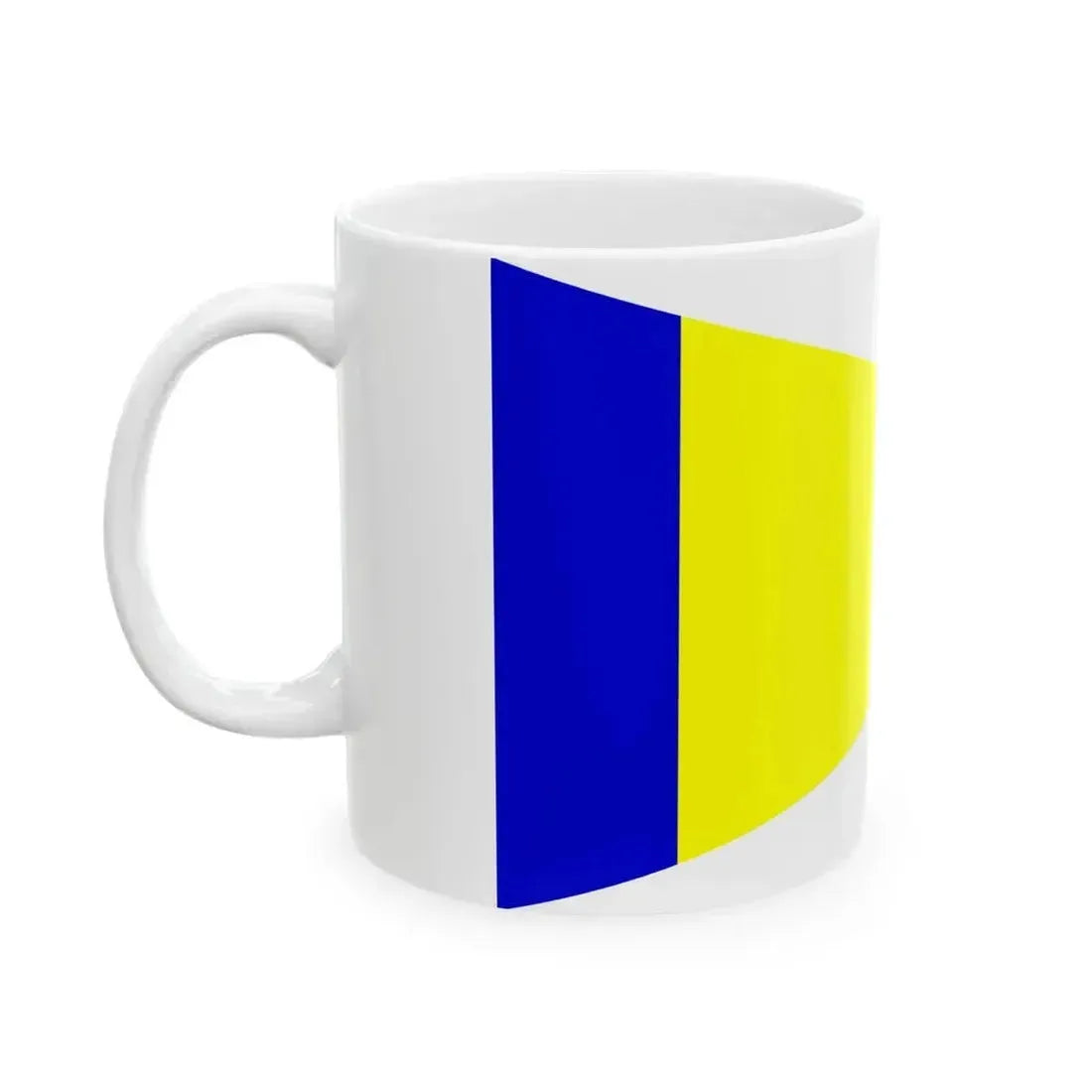 Burgee of Quassapaug Sailing Center (United States) White Coffee Mug - Go Mug Yourself