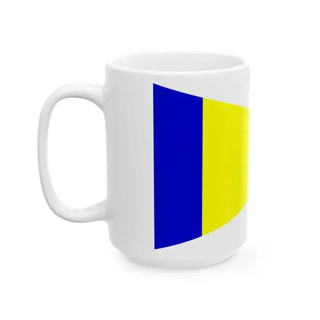 Burgee of Quassapaug Sailing Center (United States) White Coffee Mug - Go Mug Yourself