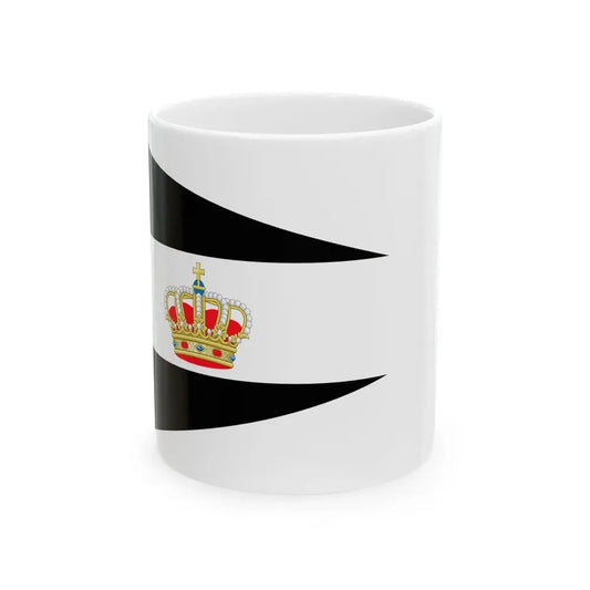 Burgee of Royal Belgian SC (Belgium) White Coffee Mug 11oz - Go Mug Yourself