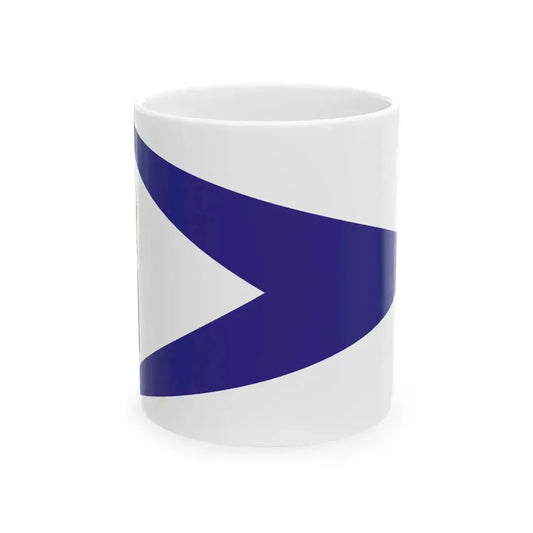 Burgee of Royal Hamilton YC (Canada) White Coffee Mug 11oz - Go Mug Yourself