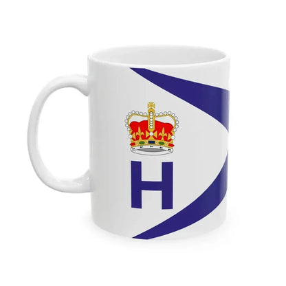 Burgee of Royal Hamilton YC (Canada) White Coffee Mug - Go Mug Yourself