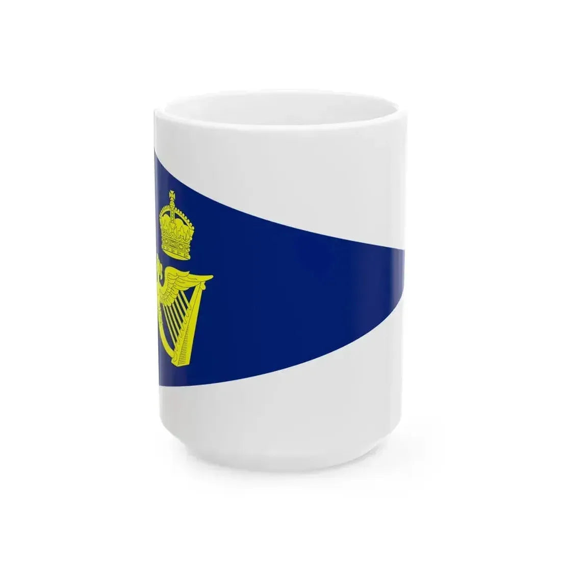Burgee of Royal Irish YC (Ireland) White Coffee Mug 15oz - Go Mug Yourself