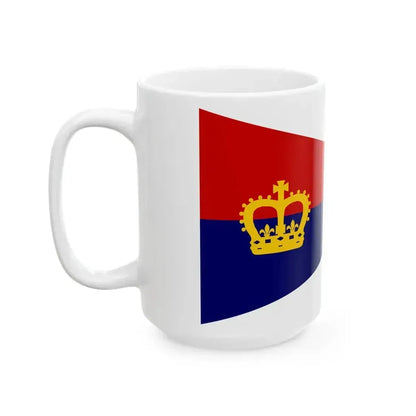 Burgee of Royal Lake of the Woods YC (Canada) White Coffee Mug - Go Mug Yourself