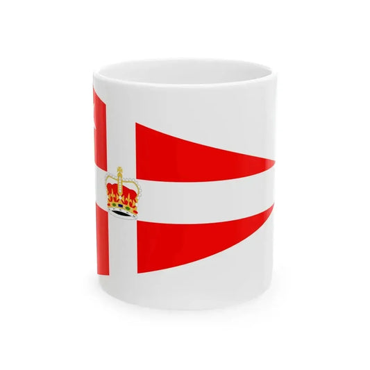 Burgee of Royal Melbourne Yacht Squadron (Australia) White Coffee Mug 11oz - Go Mug Yourself