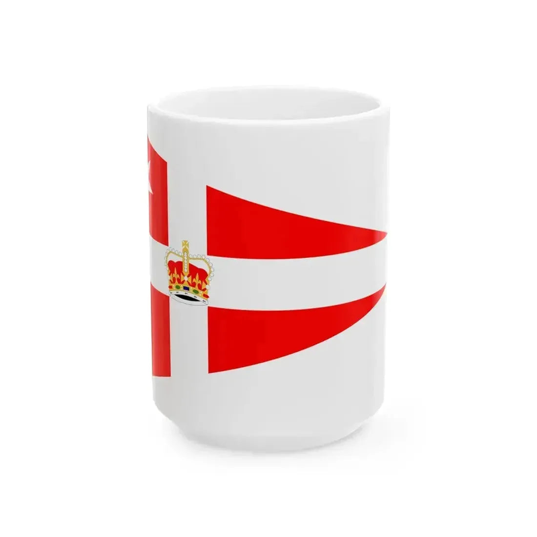 Burgee of Royal Melbourne Yacht Squadron (Australia) White Coffee Mug 15oz - Go Mug Yourself