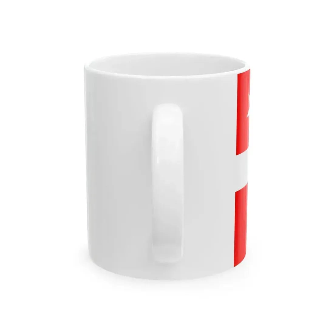 Burgee of Royal Melbourne Yacht Squadron (Australia) White Coffee Mug - Go Mug Yourself