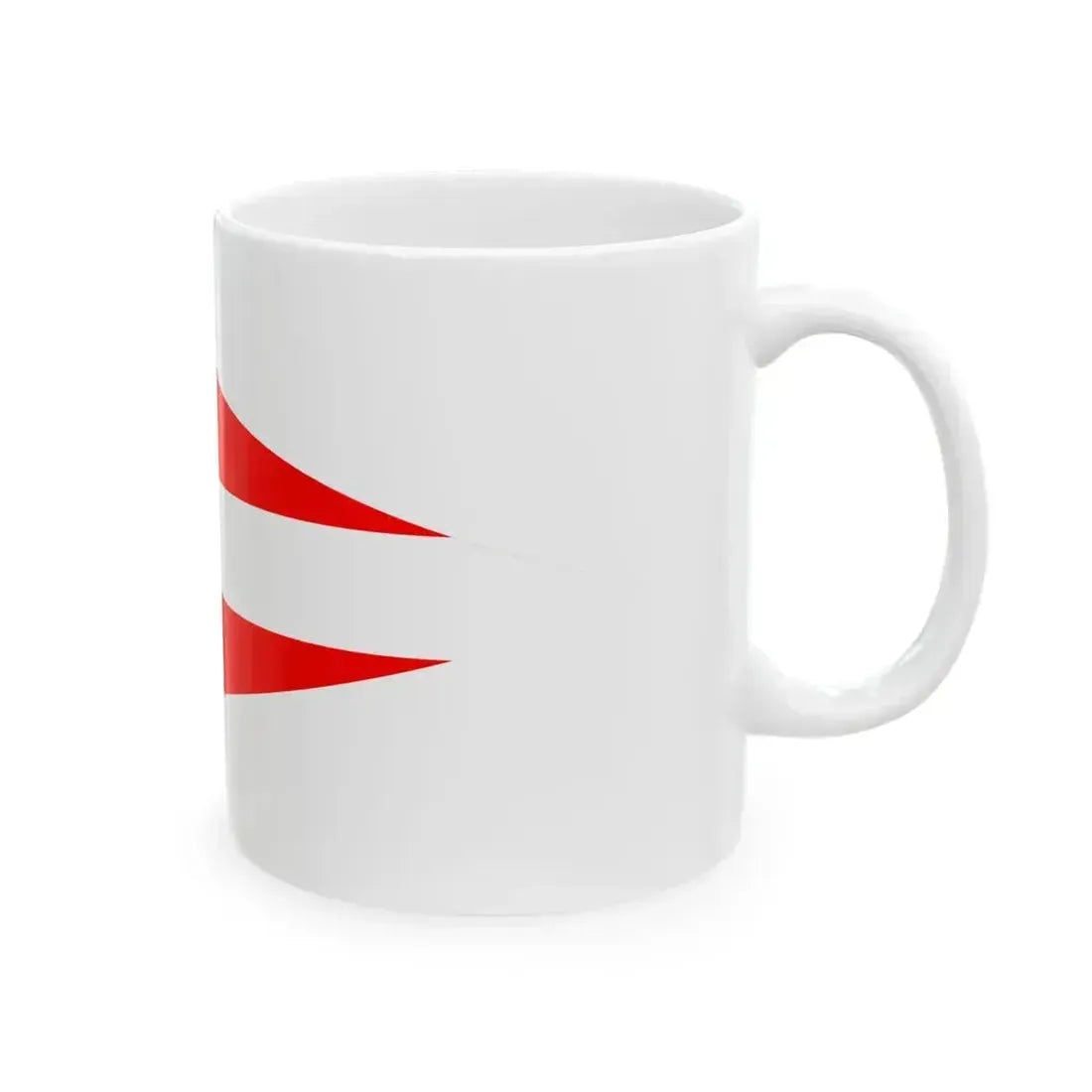 Burgee of Royal Melbourne Yacht Squadron (Australia) White Coffee Mug - Go Mug Yourself