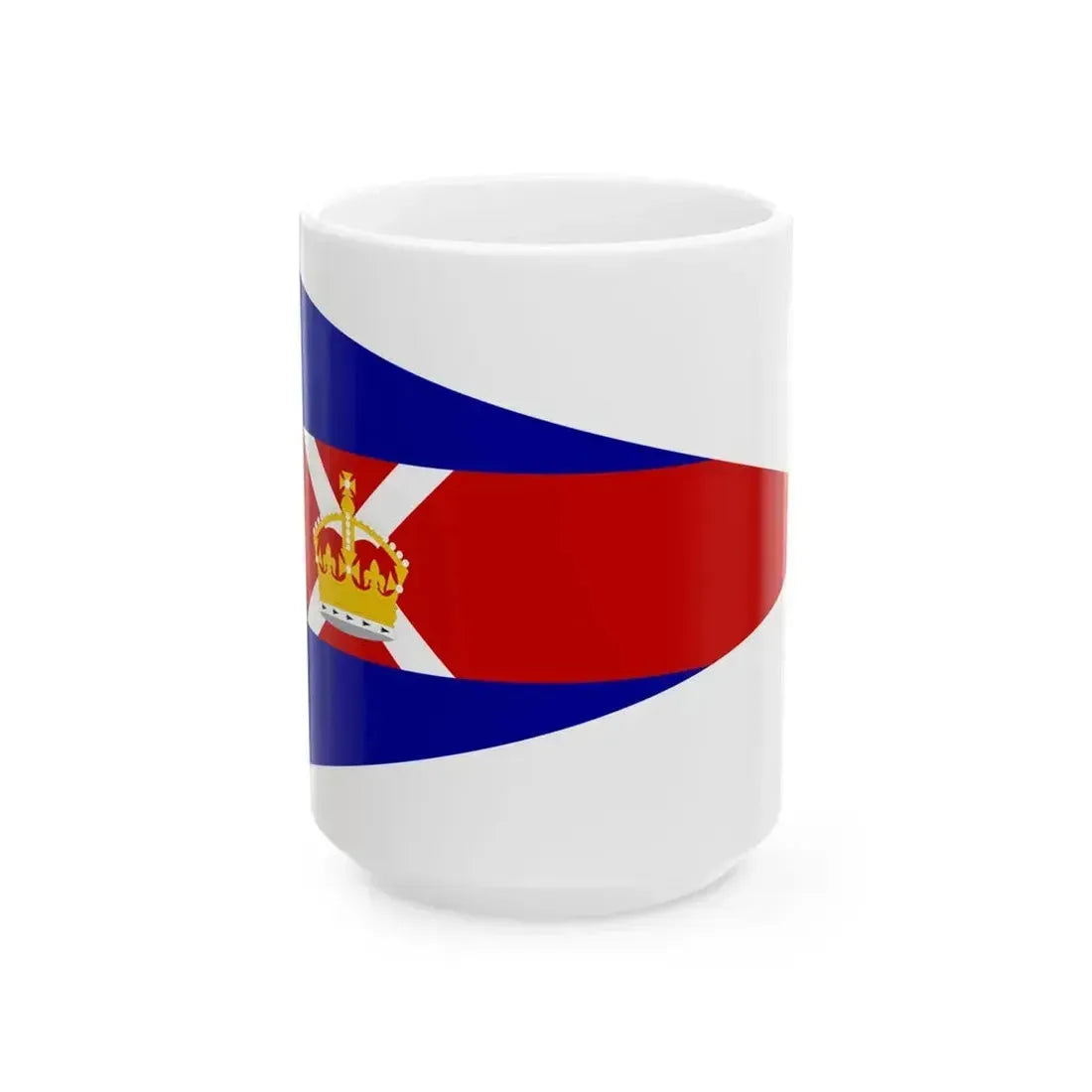 Burgee of Royal St Lawrence YC (Canada) White Coffee Mug 15oz - Go Mug Yourself