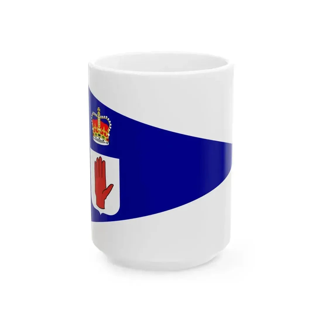 Burgee of royal ulster yc (Ireland) White Coffee Mug 15oz - Go Mug Yourself
