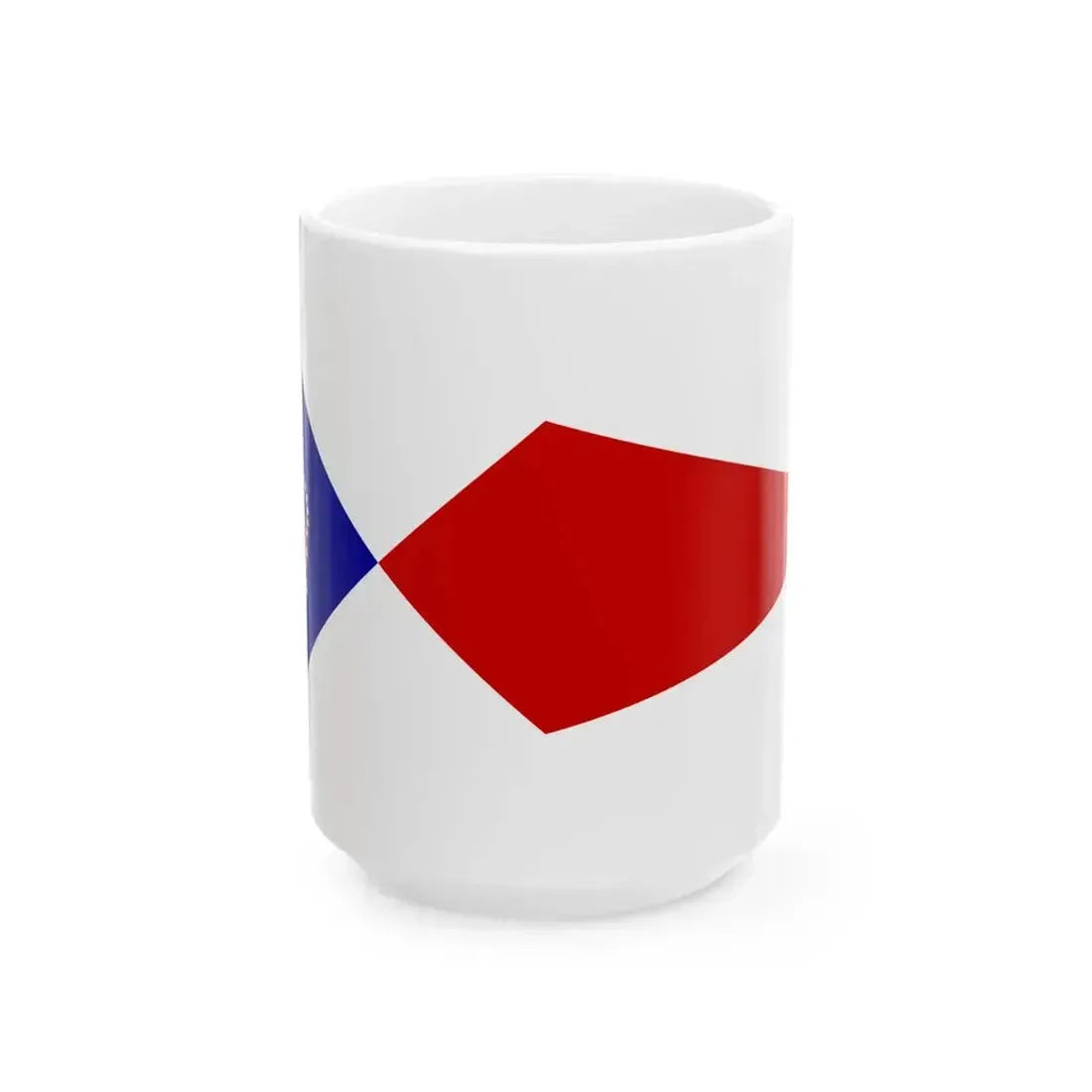 Burgee of Royal Vancouver YC (Canada) White Coffee Mug 15oz - Go Mug Yourself