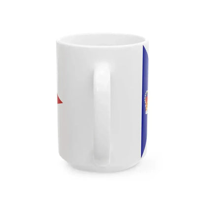 Burgee of Royal Vancouver YC (Canada) White Coffee Mug - Go Mug Yourself