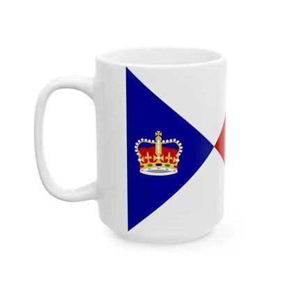 Burgee of Royal Vancouver YC (Canada) White Coffee Mug - Go Mug Yourself