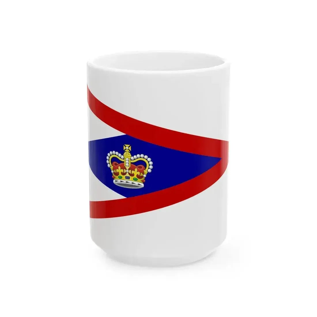Burgee of Royal Victoria YC (Canada) White Coffee Mug 15oz - Go Mug Yourself
