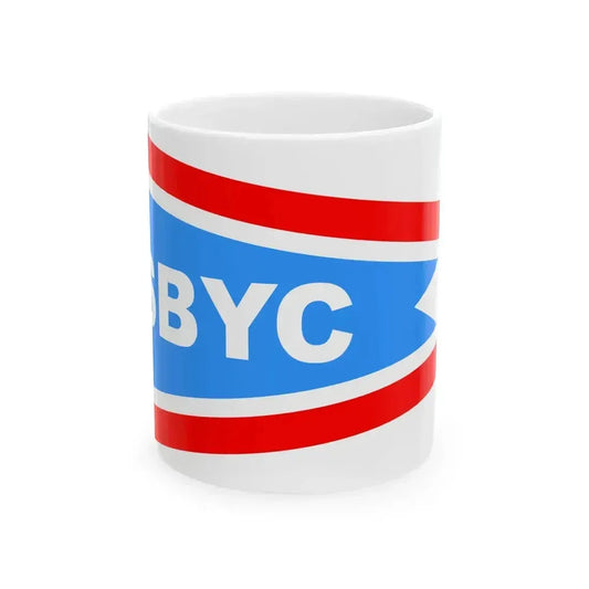Burgee of Saginaw Bay YC (United States) White Coffee Mug 11oz - Go Mug Yourself