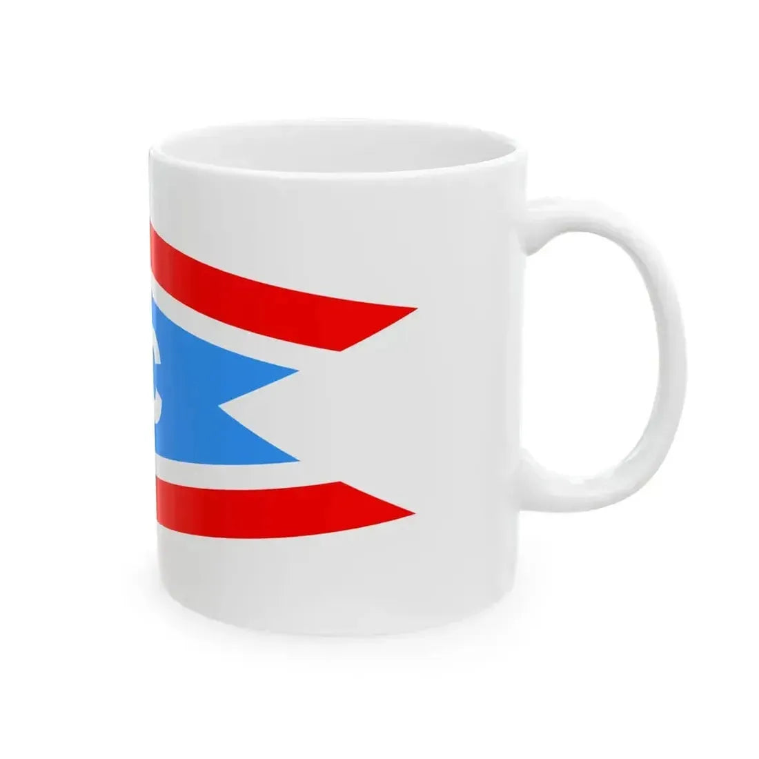 Burgee of Saginaw Bay YC (United States) White Coffee Mug - Go Mug Yourself