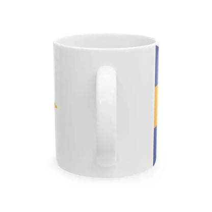 Burgee of Salinas YC (Ecuador) White Coffee Mug - Go Mug Yourself