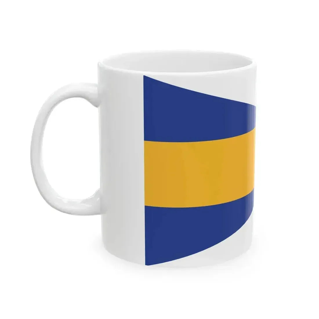 Burgee of Salinas YC (Ecuador) White Coffee Mug - Go Mug Yourself