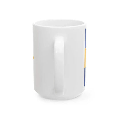 Burgee of Salinas YC (Ecuador) White Coffee Mug - Go Mug Yourself