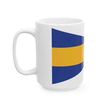 Burgee of Salinas YC (Ecuador) White Coffee Mug - Go Mug Yourself