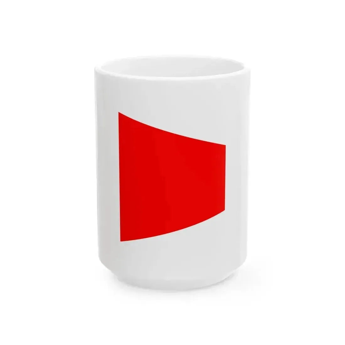 Burgee of Sandringham Yacht Club (Australia) White Coffee Mug 15oz - Go Mug Yourself