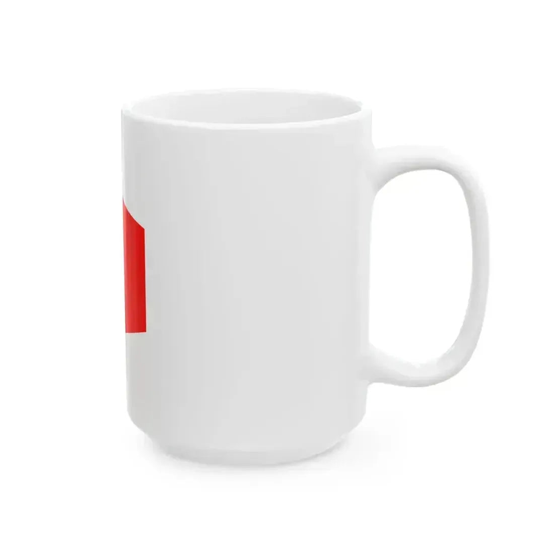 Burgee of Sandringham Yacht Club (Australia) White Coffee Mug - Go Mug Yourself