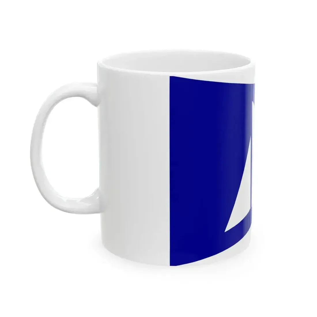 Burgee of Sandusky Sailing Club (United States) White Coffee Mug - Go Mug Yourself