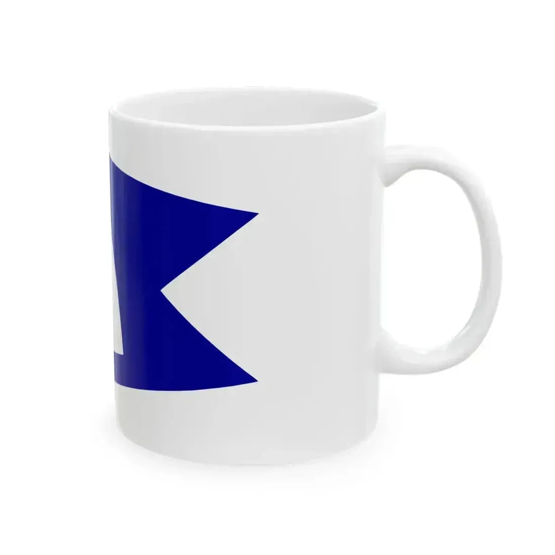 Burgee of Sandusky Sailing Club (United States) White Coffee Mug - Go Mug Yourself