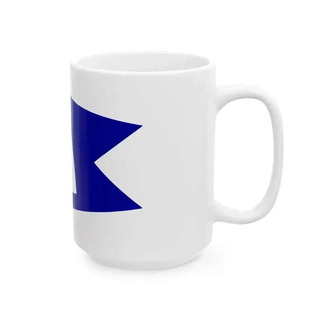 Burgee of Sandusky Sailing Club (United States) White Coffee Mug - Go Mug Yourself
