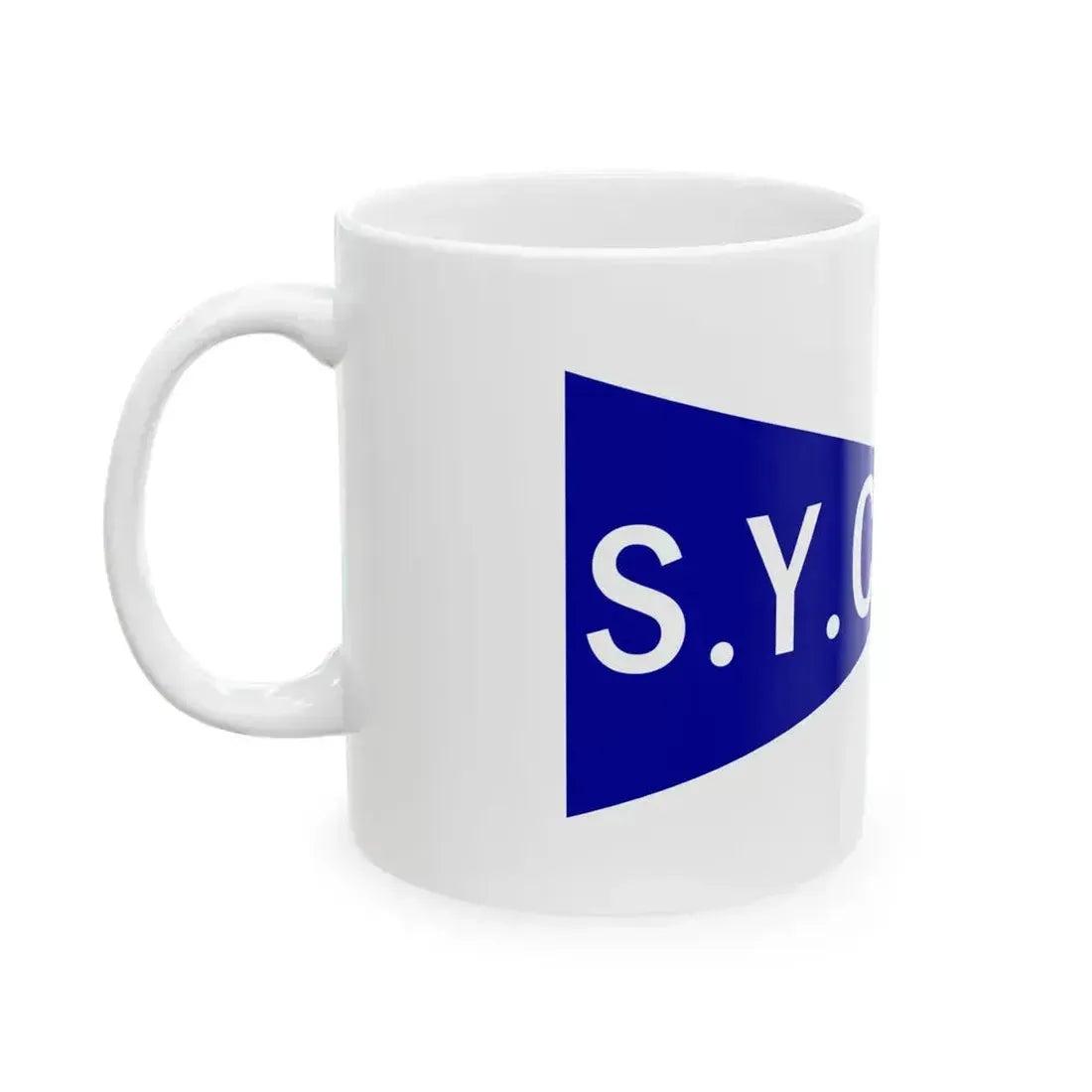 Burgee of Sandusky Yacht Club (United States) White Coffee Mug - Go Mug Yourself