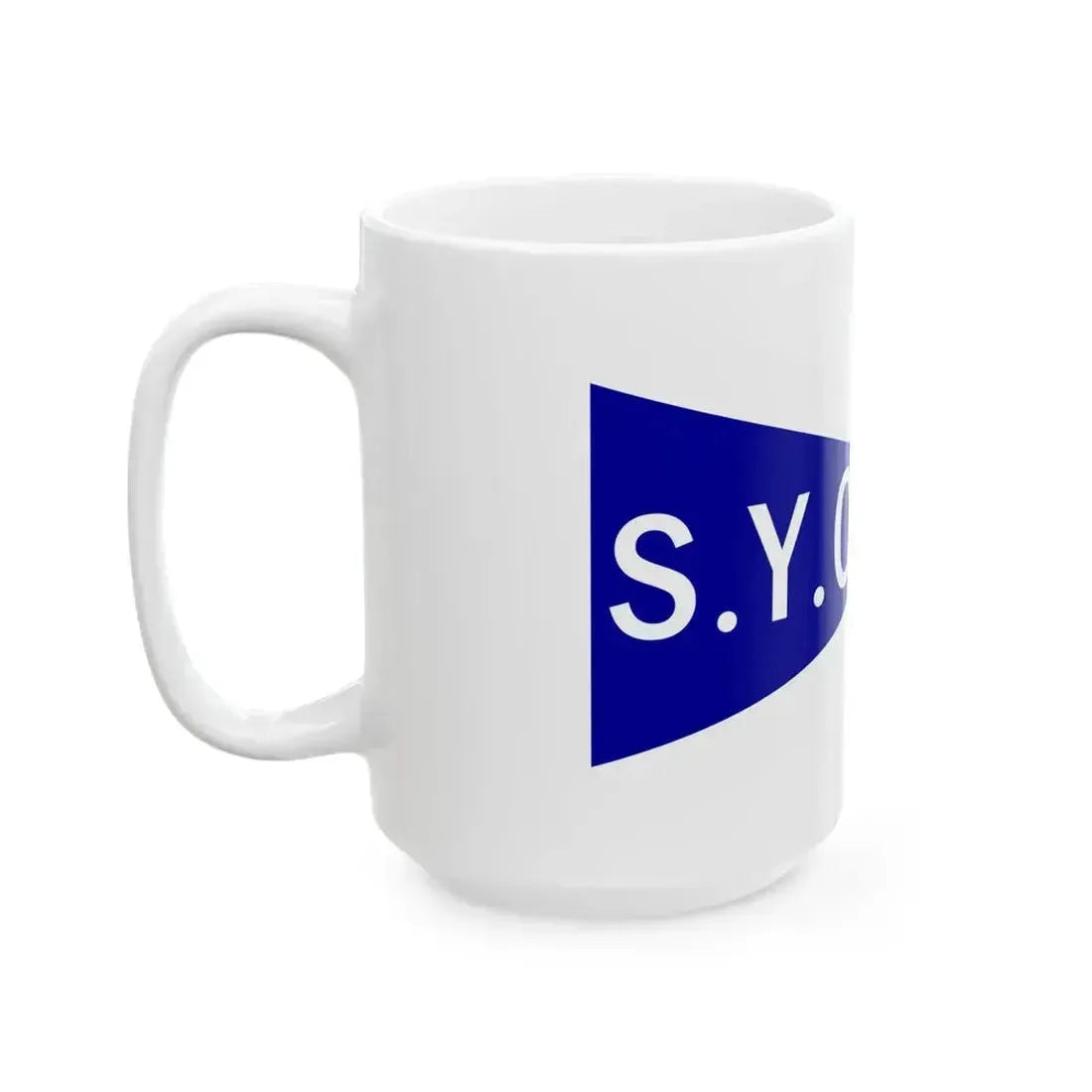 Burgee of Sandusky Yacht Club (United States) White Coffee Mug - Go Mug Yourself