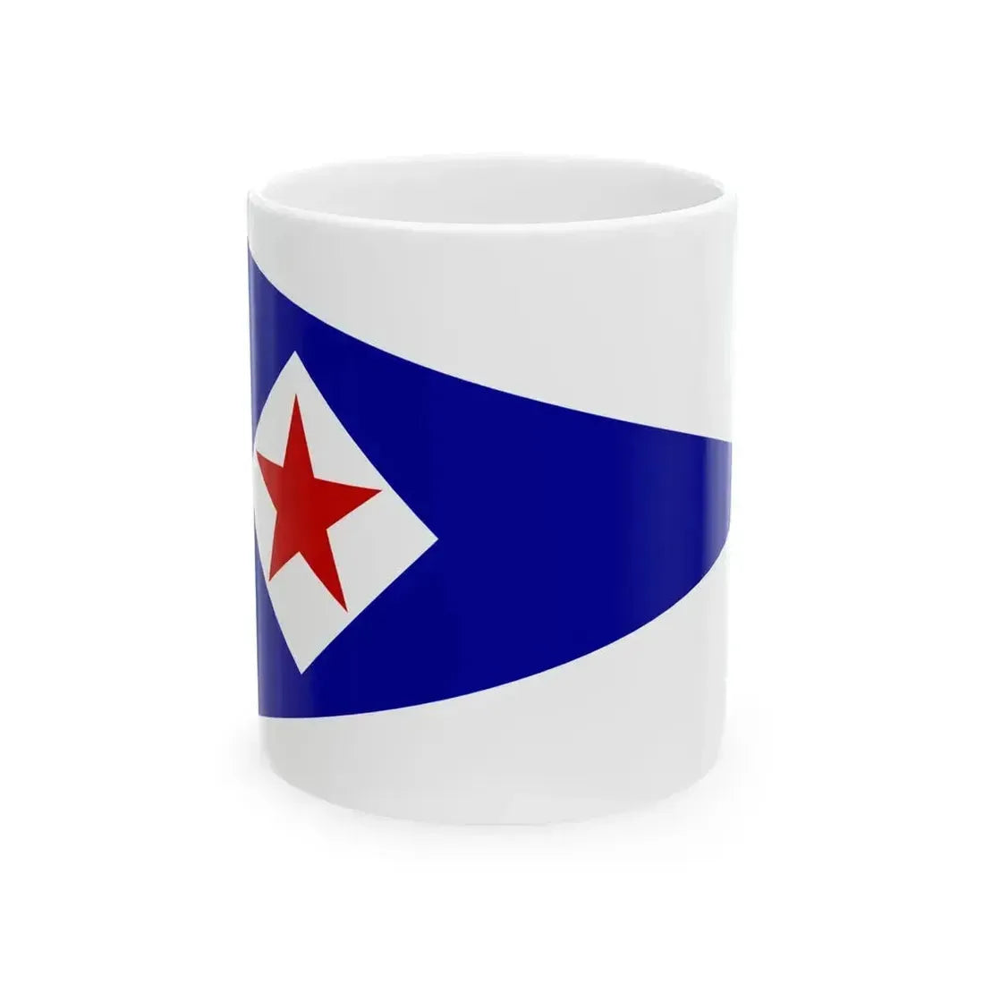 Burgee of Sea Cliff YC (United States) White Coffee Mug 11oz - Go Mug Yourself