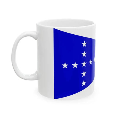Burgee of Seawanhaka Corinthian YC (United States) White Coffee Mug - Go Mug Yourself