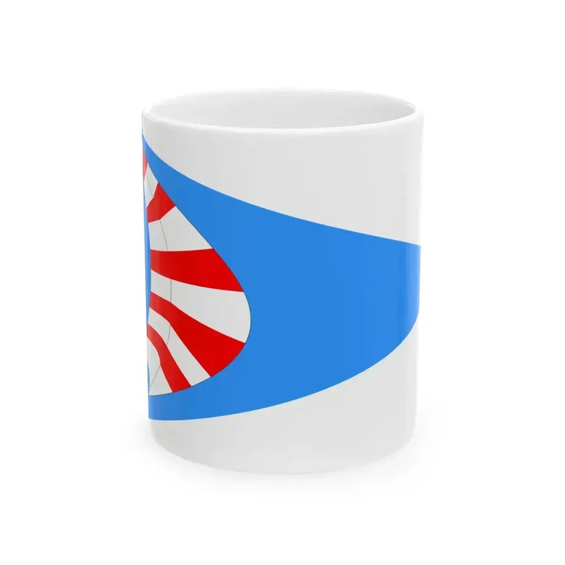 Burgee of Seebrucker Regatta-Verein (Germany) White Coffee Mug 11oz - Go Mug Yourself