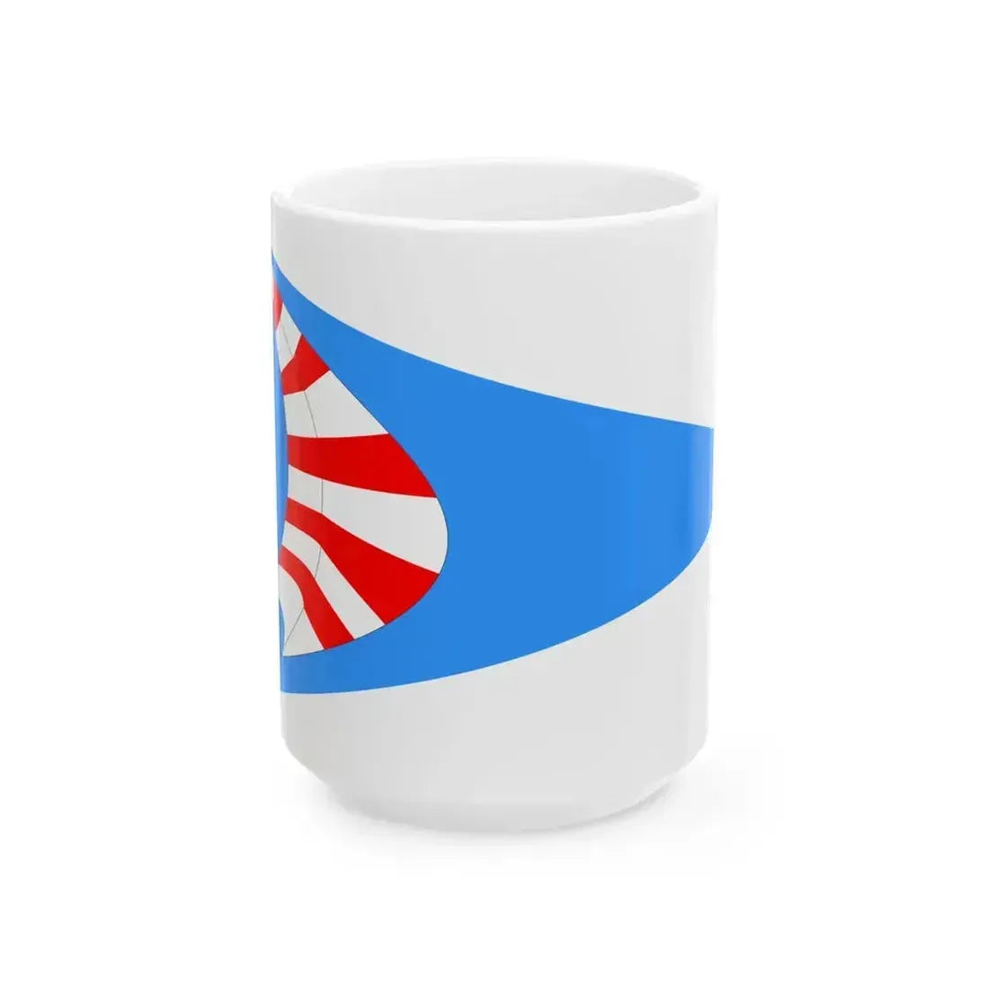 Burgee of Seebrucker Regatta-Verein (Germany) White Coffee Mug 15oz - Go Mug Yourself