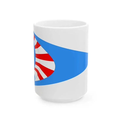 Burgee of Seebrucker Regatta-Verein (Germany) White Coffee Mug 15oz - Go Mug Yourself