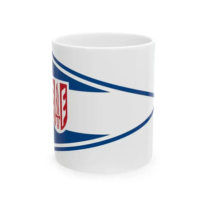 Burgee of Segelclub Mattsee (Austria) White Coffee Mug 11oz - Go Mug Yourself
