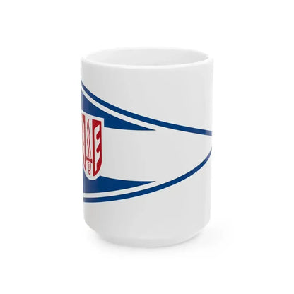 Burgee of Segelclub Mattsee (Austria) White Coffee Mug 15oz - Go Mug Yourself